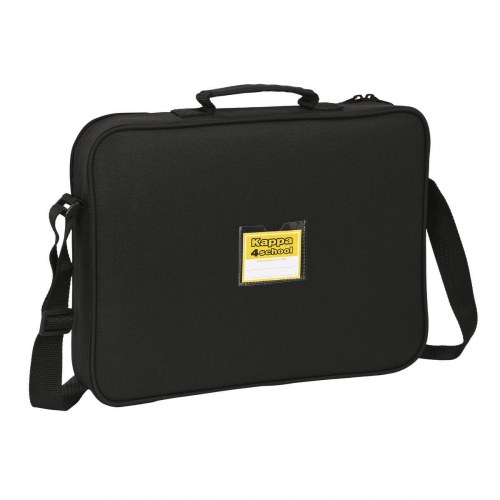 Kappa skoletaske - Black, sort (38 × 28 × 6 cm)