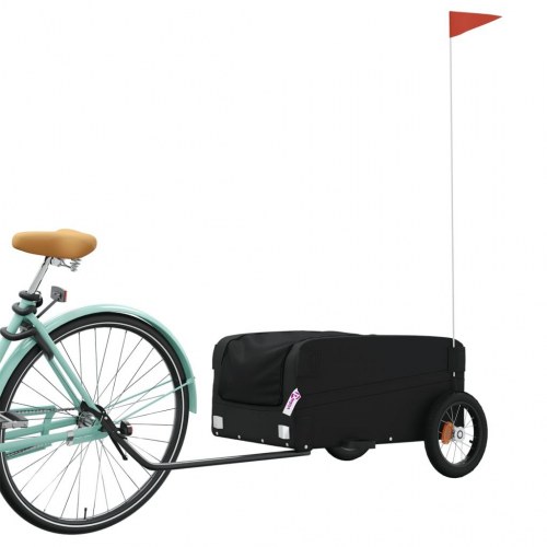 Cykelanhænger i jern - sort, 30 kg lasteevne