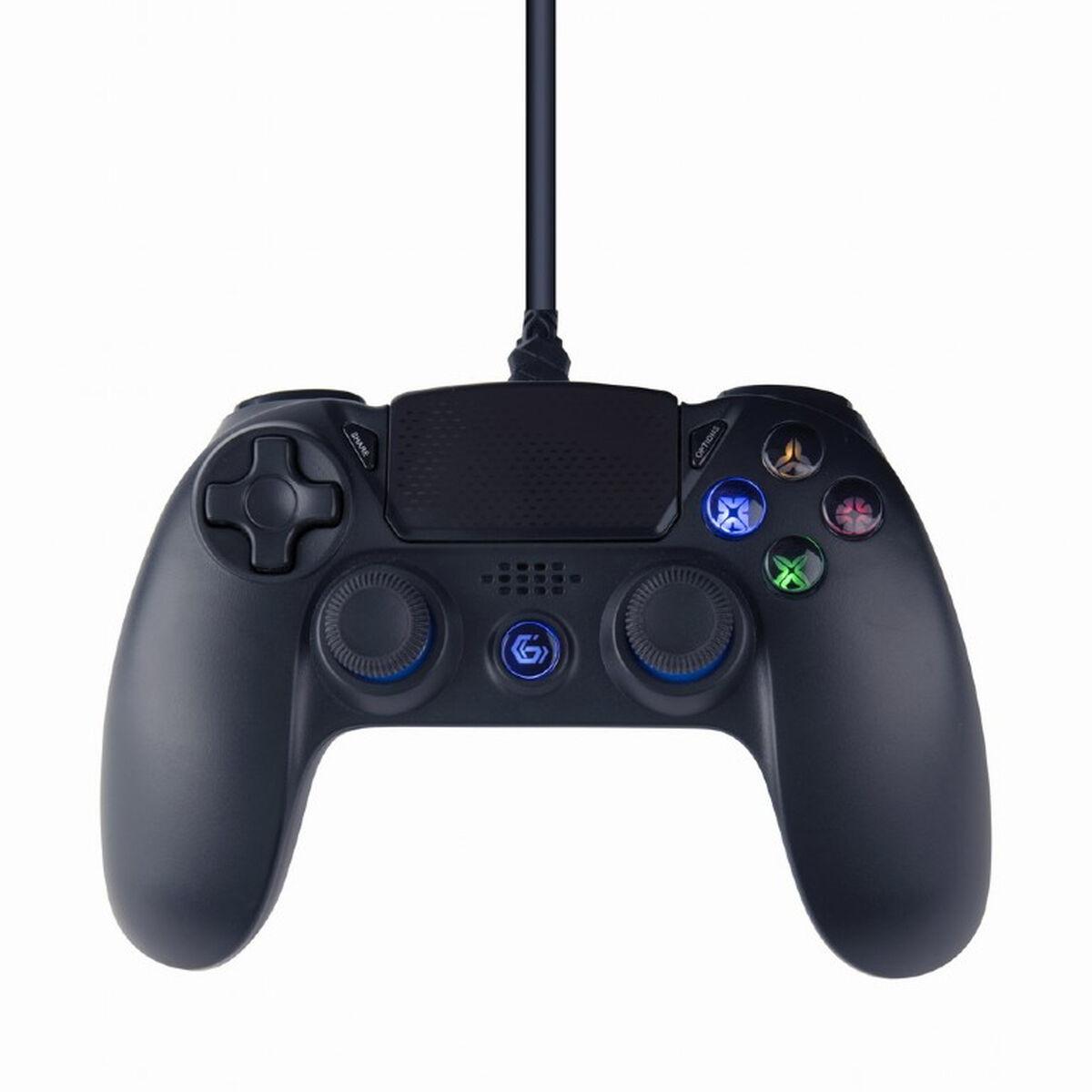 GEMBIRD JPD-PS4U-01 kablet controller til PS4/PC - Sort
