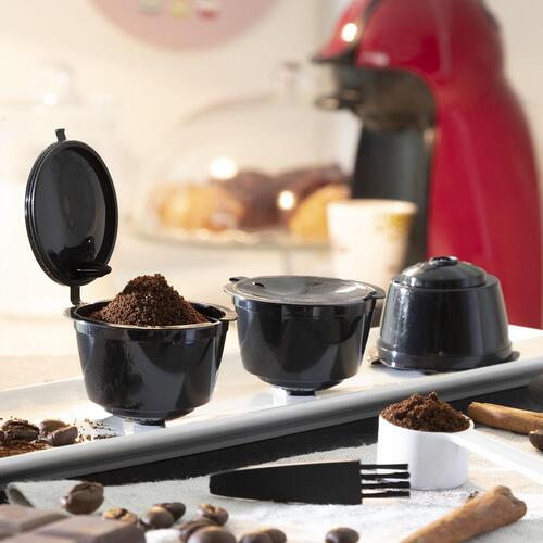 Sæt med 3 genanvendelige kaffekapsler Redol InnovaGoods