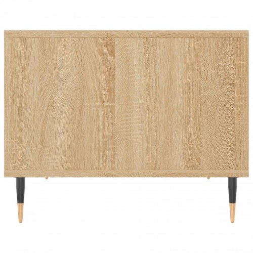Sofabord 60 x 50 x 40 cm i konstrueret træ - sonoma-eg