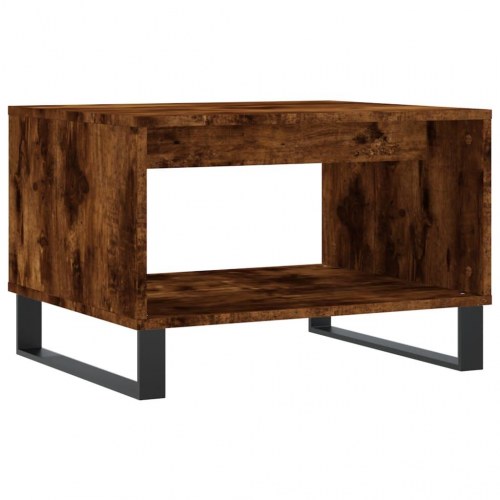 Sofabord 60 x 50 x 40 cm - røget egetræsfarve