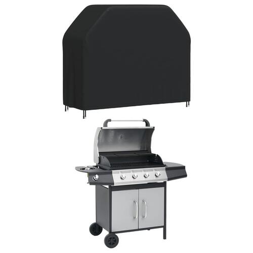 Grillovertræk 140x58x106 cm 420D oxfordstof sort