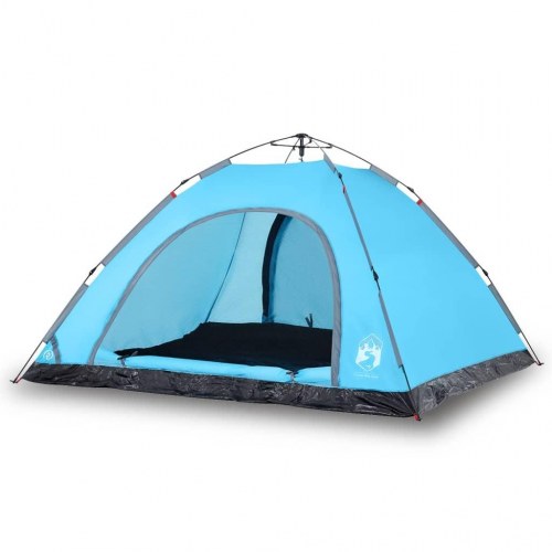 Campingtelt med quick-release - blå