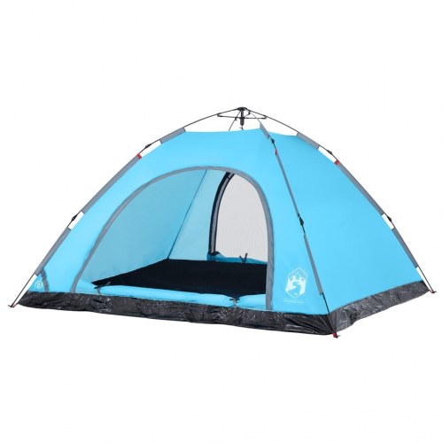 Campingtelt med quick-release - blå
