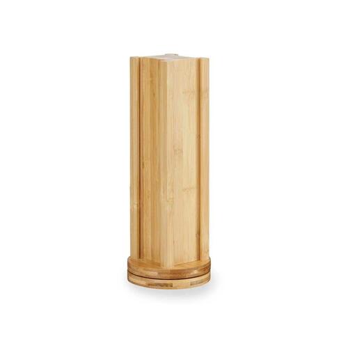 Stativ til 20 kaffe kapsler Roterende Bambus 11 x 11 x 34 cm (6 enheder)