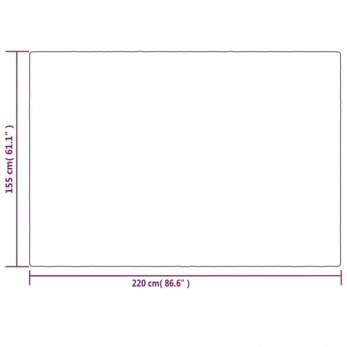 Tyngdetæppe med aftageligt betræk 155×220 cm - 11 kg, grå
