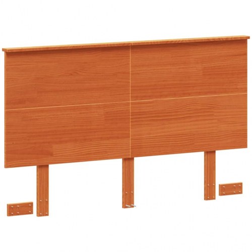 Sengegavl 120 cm i massivt fyrretræ - gyldenbrun