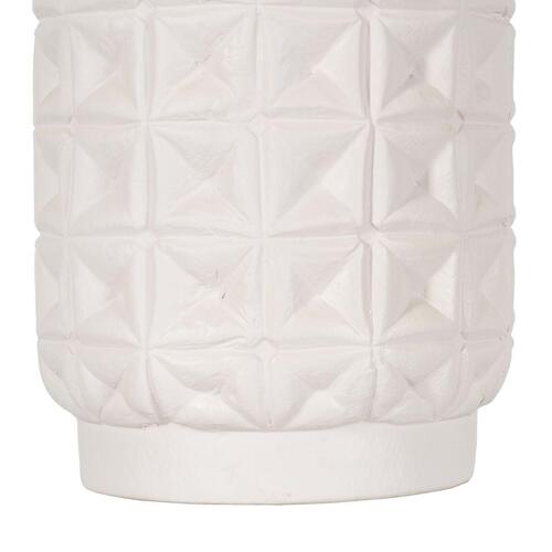 Vase Hvid Keramik 22 x 22 x 41 cm