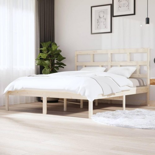 Sengeramme 180x200 cm Super King massivt træ