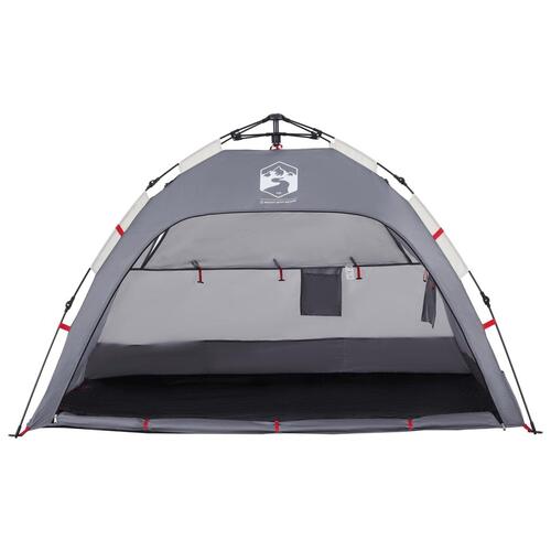 2-personers campingtelt vandafvisende quick-release grå