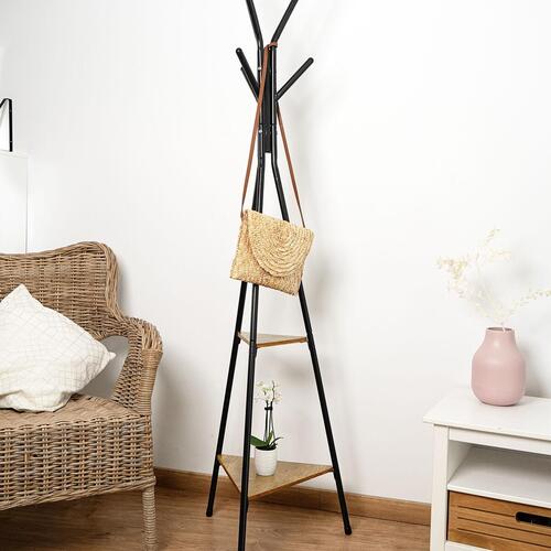 Stojalo za klobuke Vinthera Moa Stål Sort 49,5 x 49,5 x 180 cm