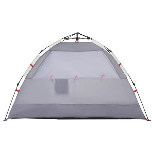 2-personers campingtelt vandafvisende quick-release grå