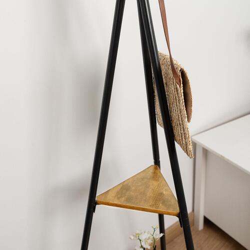 Stojalo za klobuke Vinthera Moa Stål Sort 49,5 x 49,5 x 180 cm