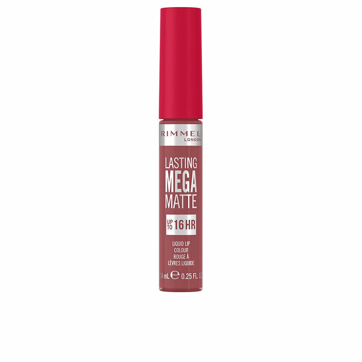 Læbestift Rimmel London Lasting Mega Matte 210 Rose & Shine - 7,4 ml flydende