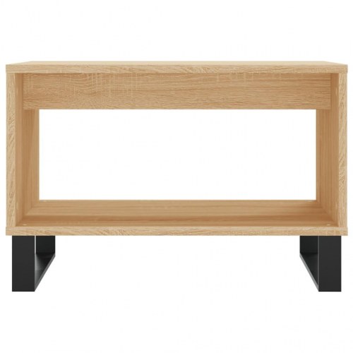 Sofabord 60x50x40 cm konstrueret træ sonoma-eg