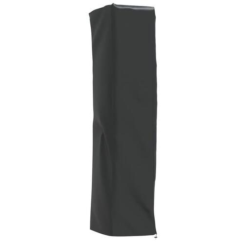 Overtræk til terrassevarmer 58x58x228 cm 420D Oxfordstof sort
