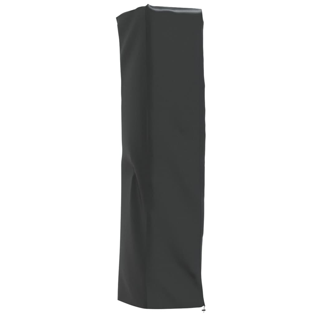 Overtræk til terrassevarmer 58x58x228 cm 420D Oxfordstof sort