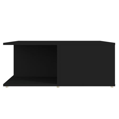 Sofabord 80x80x31 cm spånplade sort