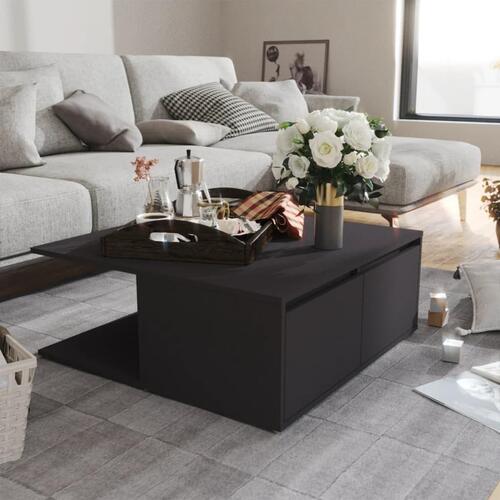 Sofabord 80x80x31 cm spånplade grå
