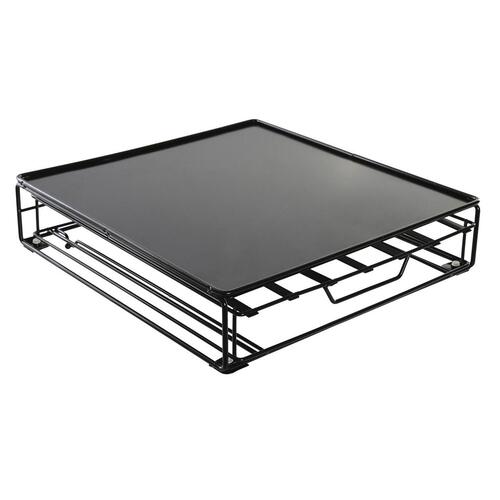 Holder til kaffekapsler 28,7 x 32 x 7 cm Sort Metal