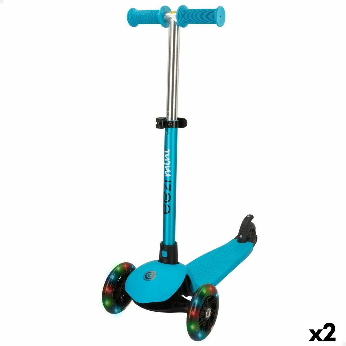 Legetøjsscooter Eezi Blå 2 Enheder