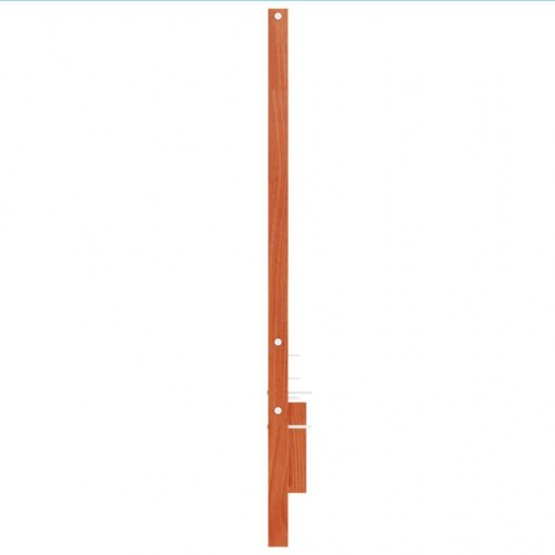 Sengegavl i massivt fyrretræ 135 cm - gyldenbrun