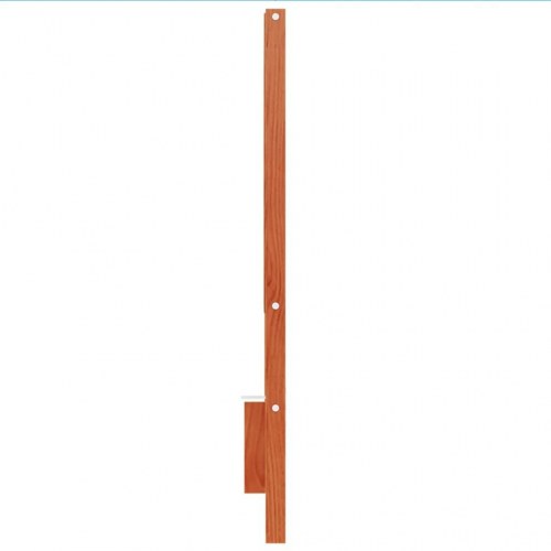 Sengegavl 135 cm i massivt fyrretræ - gyldenbrun