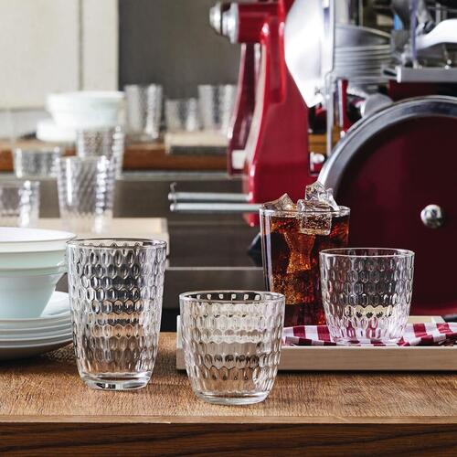 Glassæt Bormioli Rocco Slot Gennemsigtig 6 enheder Med relief Glas 290 ml