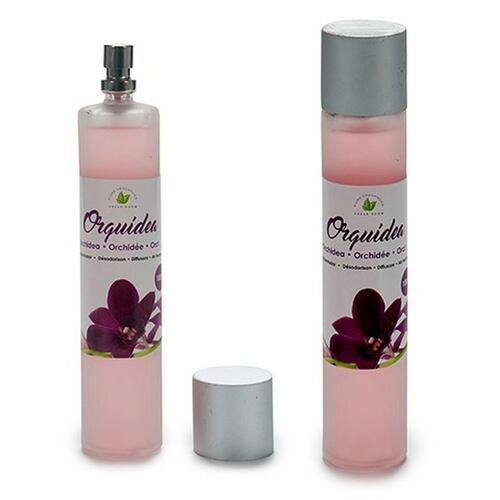 Luftfrisker Spray Orkide Plastik Glas (100 ml) (12 enheder)