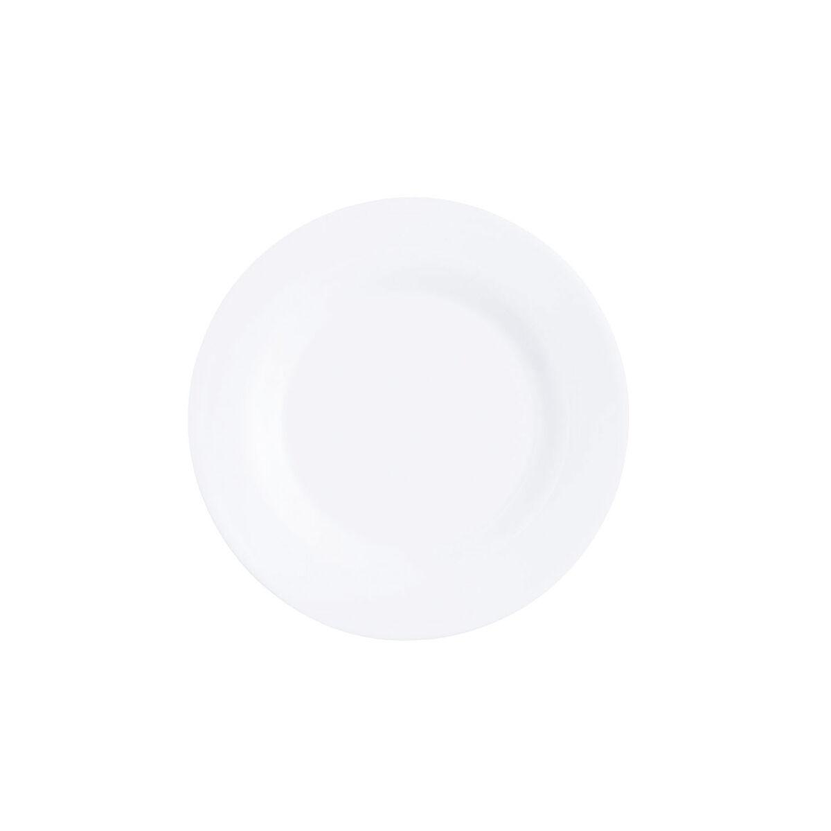 Arcoroc Intensity White middagstallerken, hvid - 6 stk., glas, Ø 20,5 cm