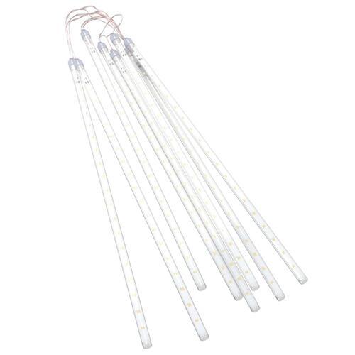 Meteorlys 8 stk. 50 cm 288 LED'er indendørs/udendørs varm hvid