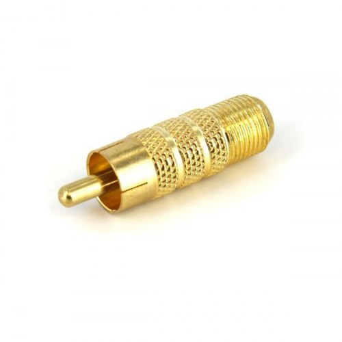 Kabeladapter RCA til F-type - Startech RCACOAXMF, gul