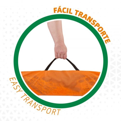 Aktive fodboldmål 200 × 100 × 100 cm - sæt med 2