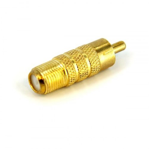 Kabeladapter RCA til F-type - Startech RCACOAXMF, gul