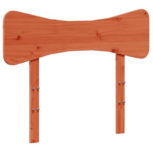 Sengegavl 75 cm massivt fyrretræ gyldenbrun