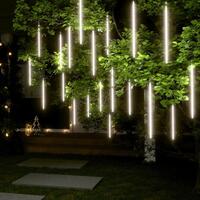 Meteorlys 20 stk. 50 cm 720 LED'er indendørs/udendørs kold hvid