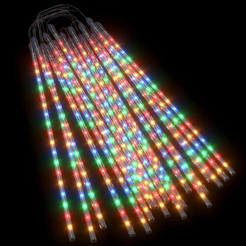 Lyskæde meteorregn 20 stk. 50 cm 720 LED'er farverigt lys
