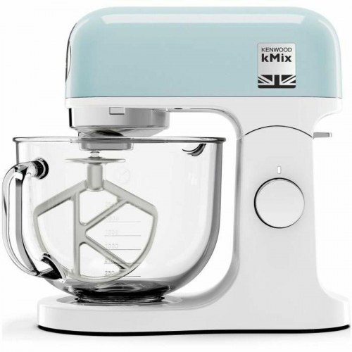 Kenwood kMix køkkenmaskine - Blå, 1.000 W, 5 l glasbowle