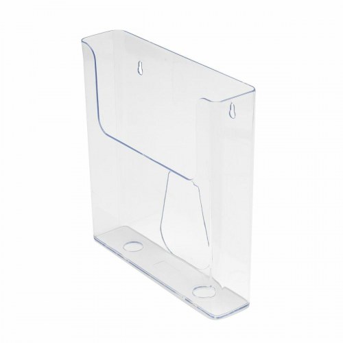 Faibo diskdisplay 24 × 3 × 5 cm - gennemsigtig vægmontering