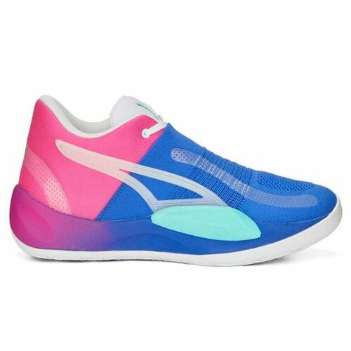 Basketballsko til voksne Puma Rise Pink Blå 43