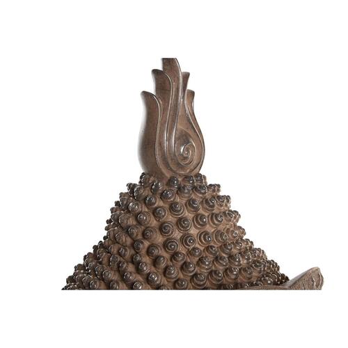 Dekorativ figur 30 x 29 x 58 cm Brun Buddha Orientalsk