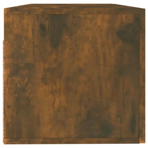 Vægskab 100 x 36,5 x 35 cm - røget egetræ