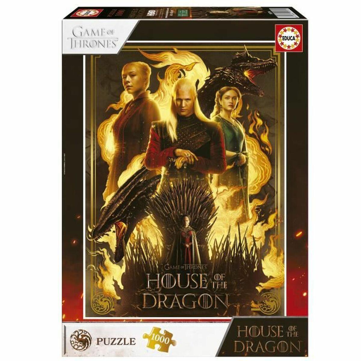Puslespil Educa House of The Dragon 1000 Dele