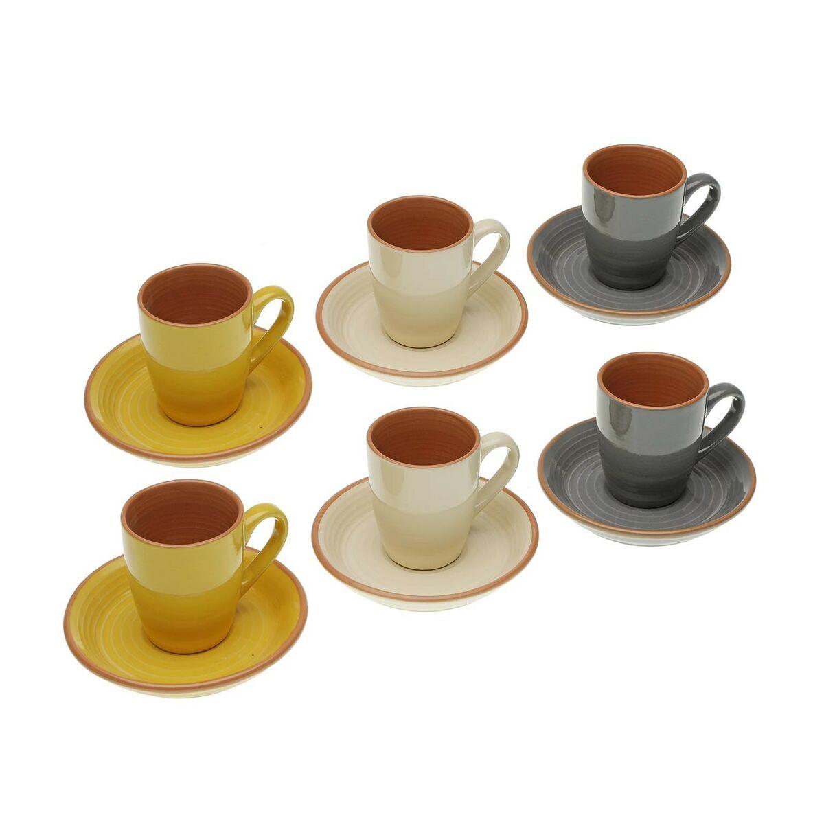 Dele Kaffekopsæt Versa Corin Keramik Dele