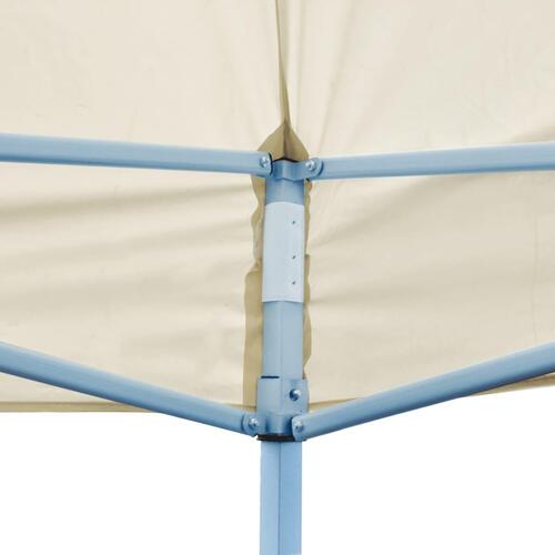 Foldbart pop up-festtelt 3 x 6 m cremefarvet
