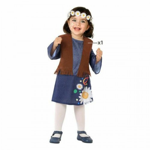 Hippie kostume til baby - Multifarvet, 24 måneder