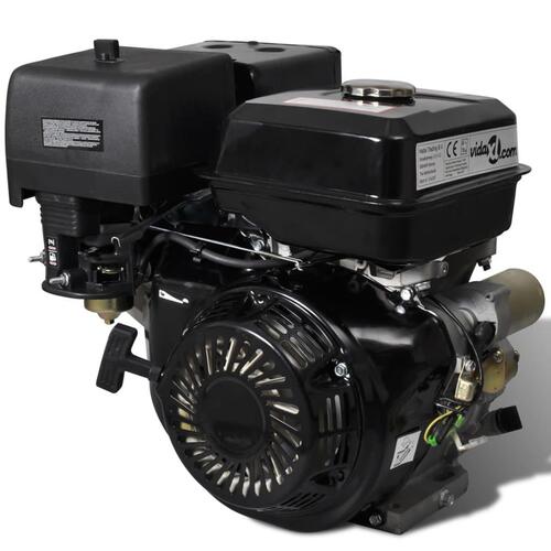 Benzinmotor med elektrisk start 15 hk 11 kW sort