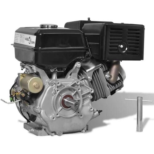 Benzinmotor med elektrisk start 15 hk 11 kW sort