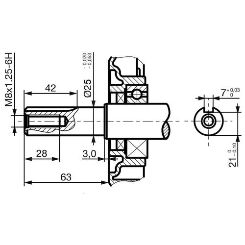 Benzinmotor med elektrisk start 15 hk 11 kW sort